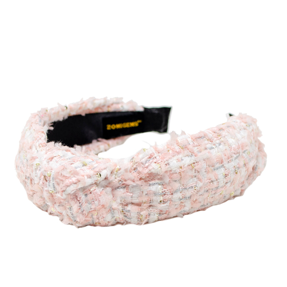Girl's Tweed Knotted Headband