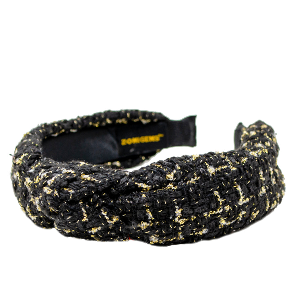 Girl's Tweed Knotted Headband