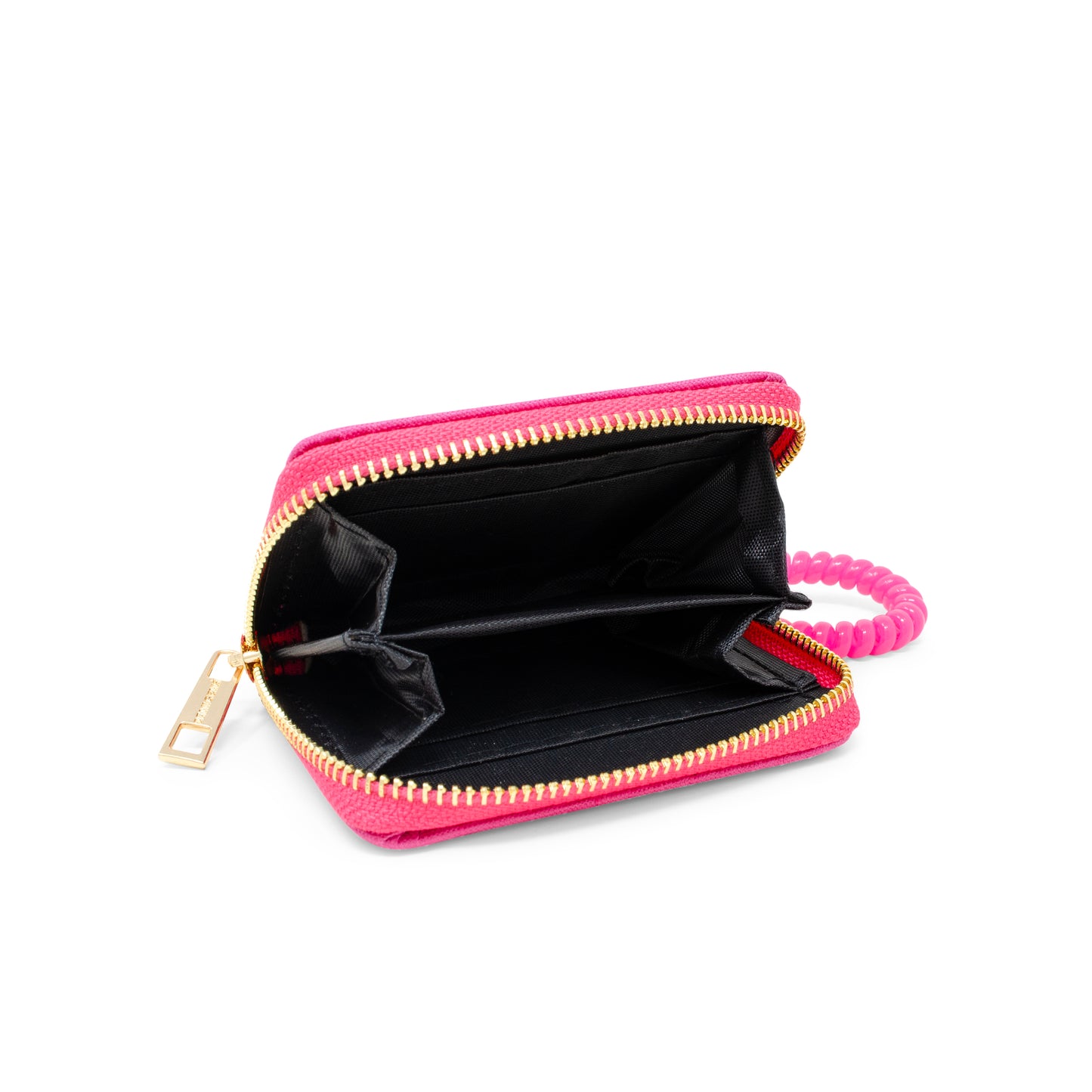 Sequin Heart Spiral Strap Wallet for Kids