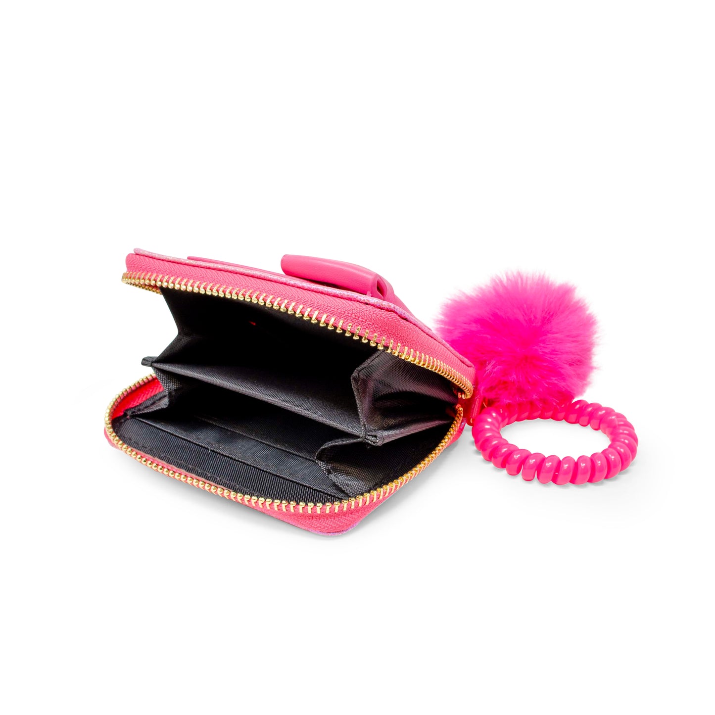 Shiny Jun-Bow Spiral Strap Wallet