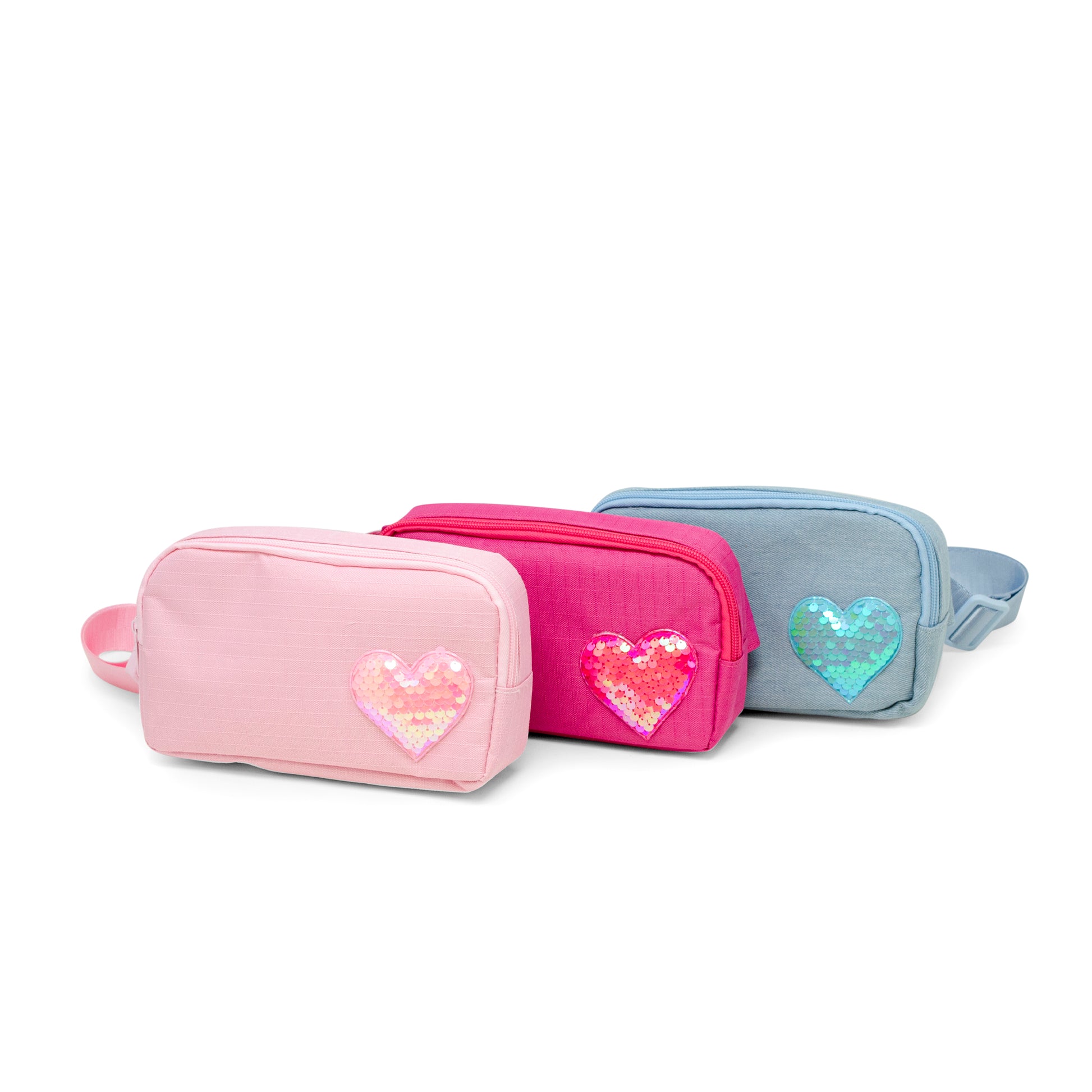 Zomi Gems Sequin Heart Belt Bag for Kids - 3 Colors