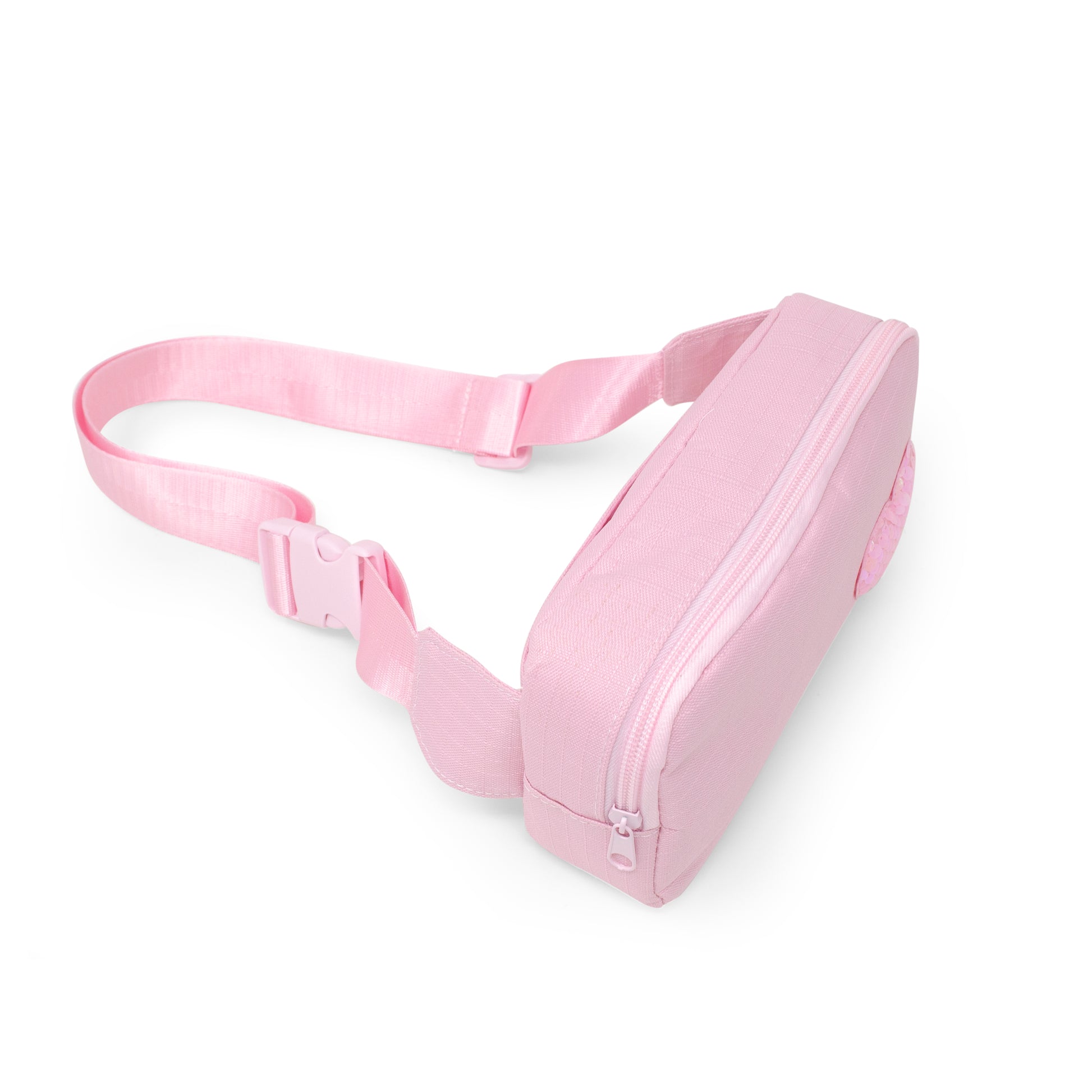 Zomi Gems Sequin Heart Belt Bag for Kids - Pink Top Angle
