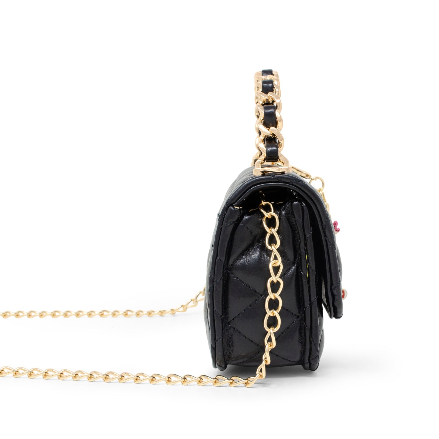 Girl's Classic Link Chain Top Handle Handbag