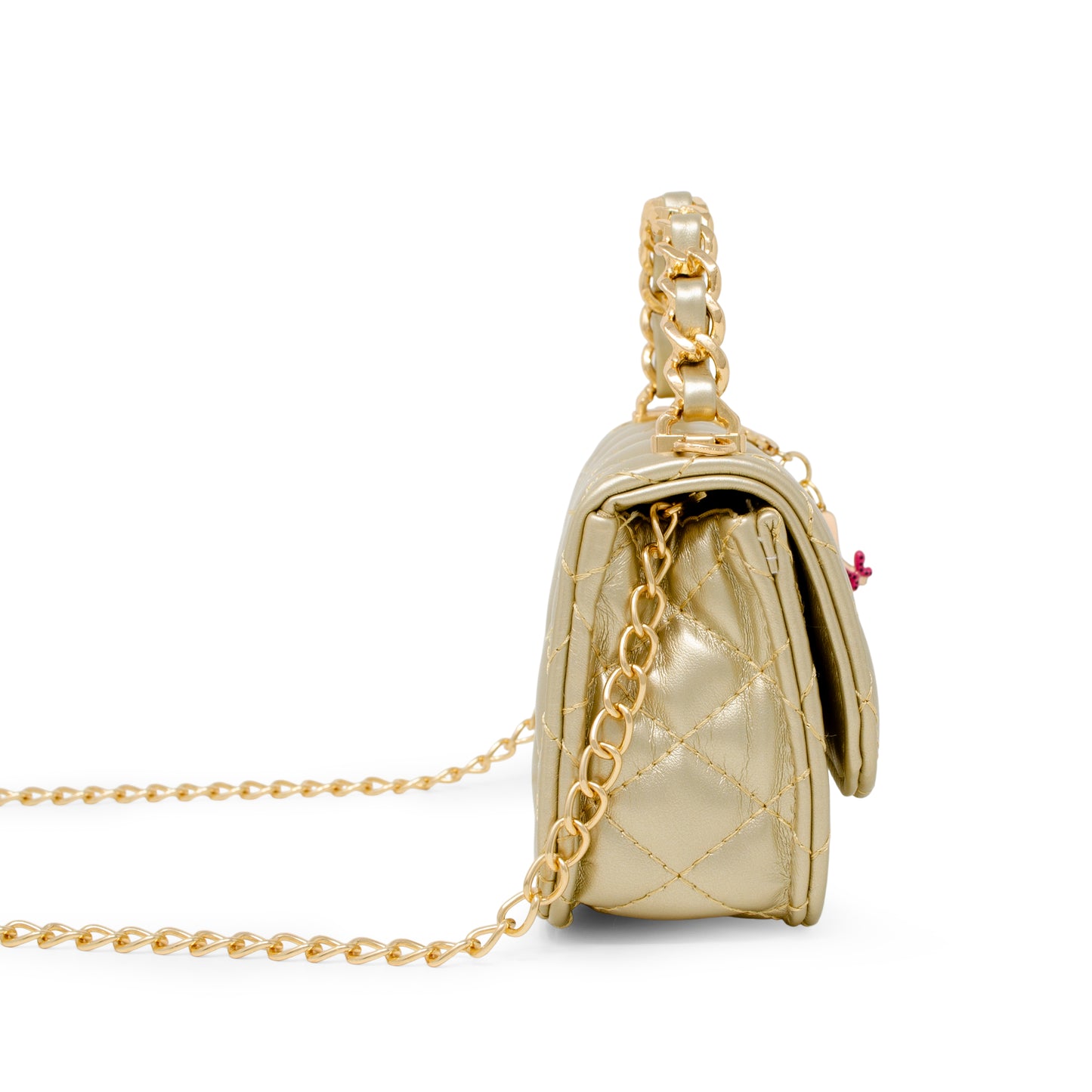 Girl's Classic Link Chain Top Handle Handbag