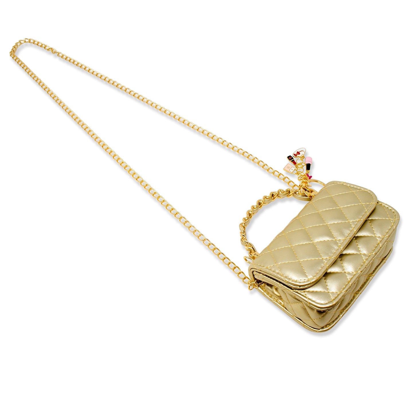Girl's Classic Link Chain Top Handle Handbag