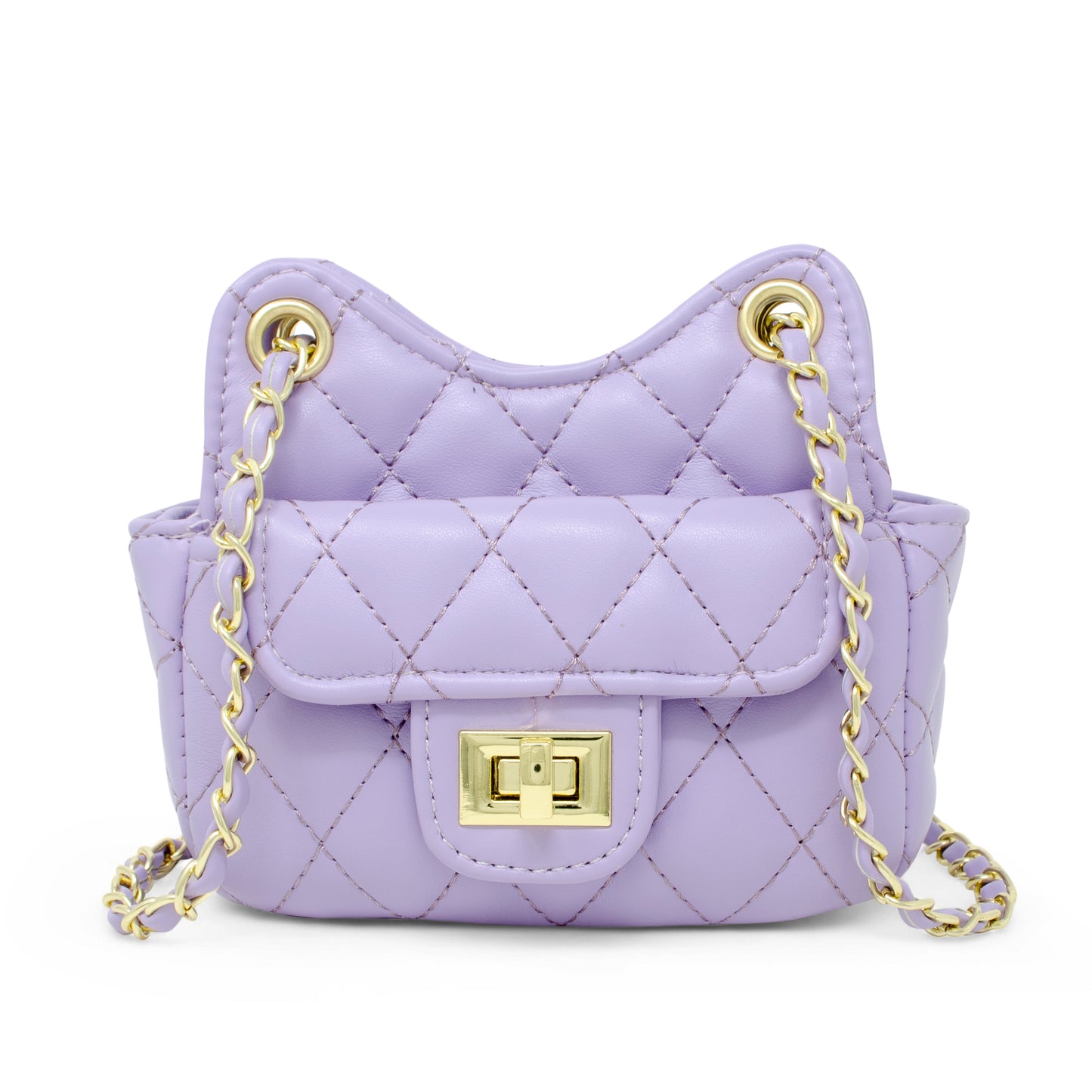 Girls Tiny Quilted Treasure Purse