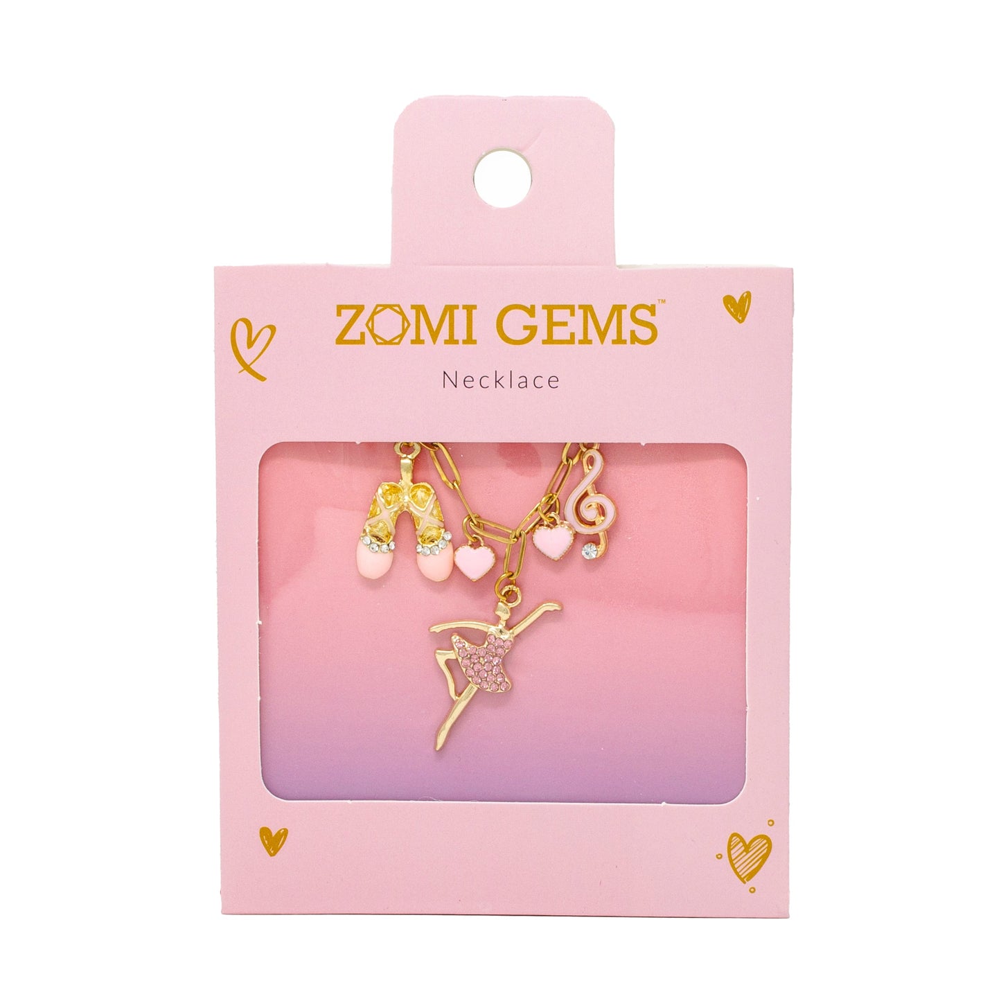 Ballet Multi Charm Necklace