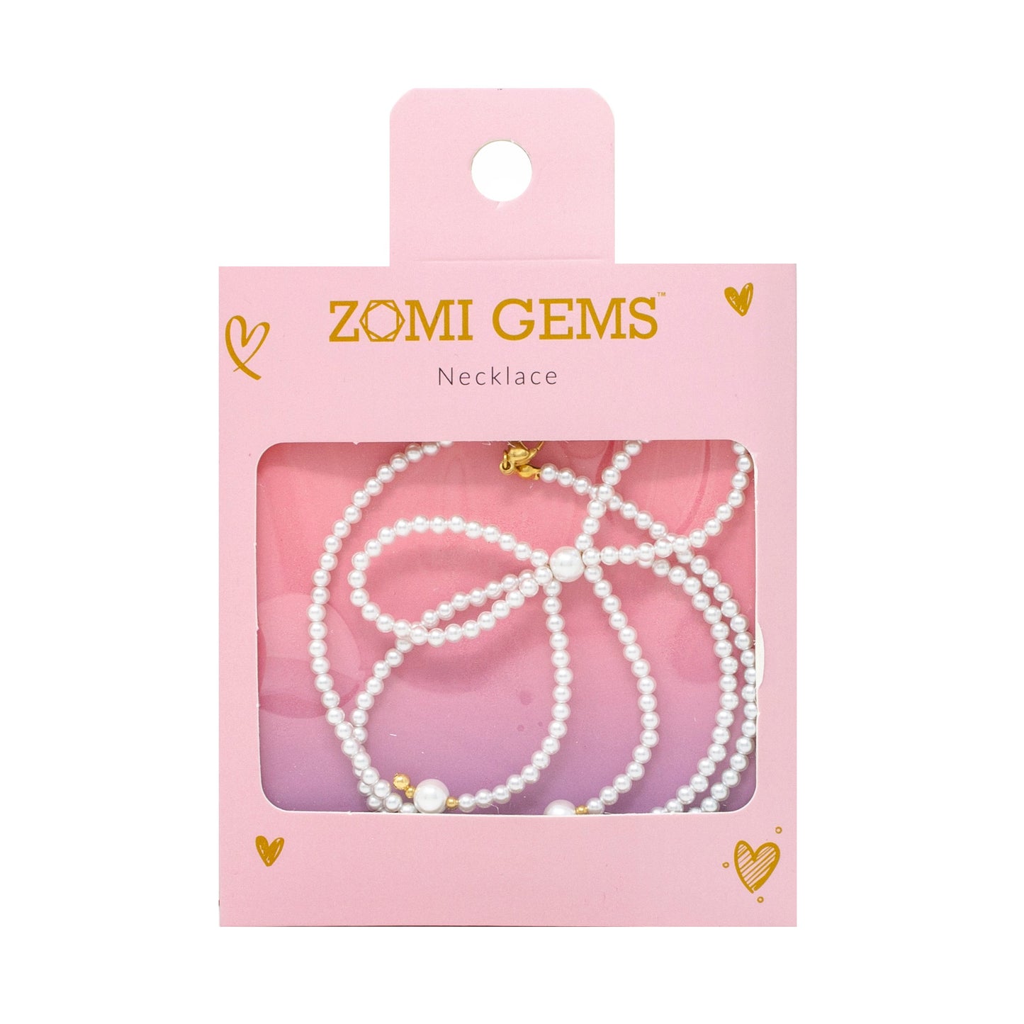 Pearl Bow Necklace