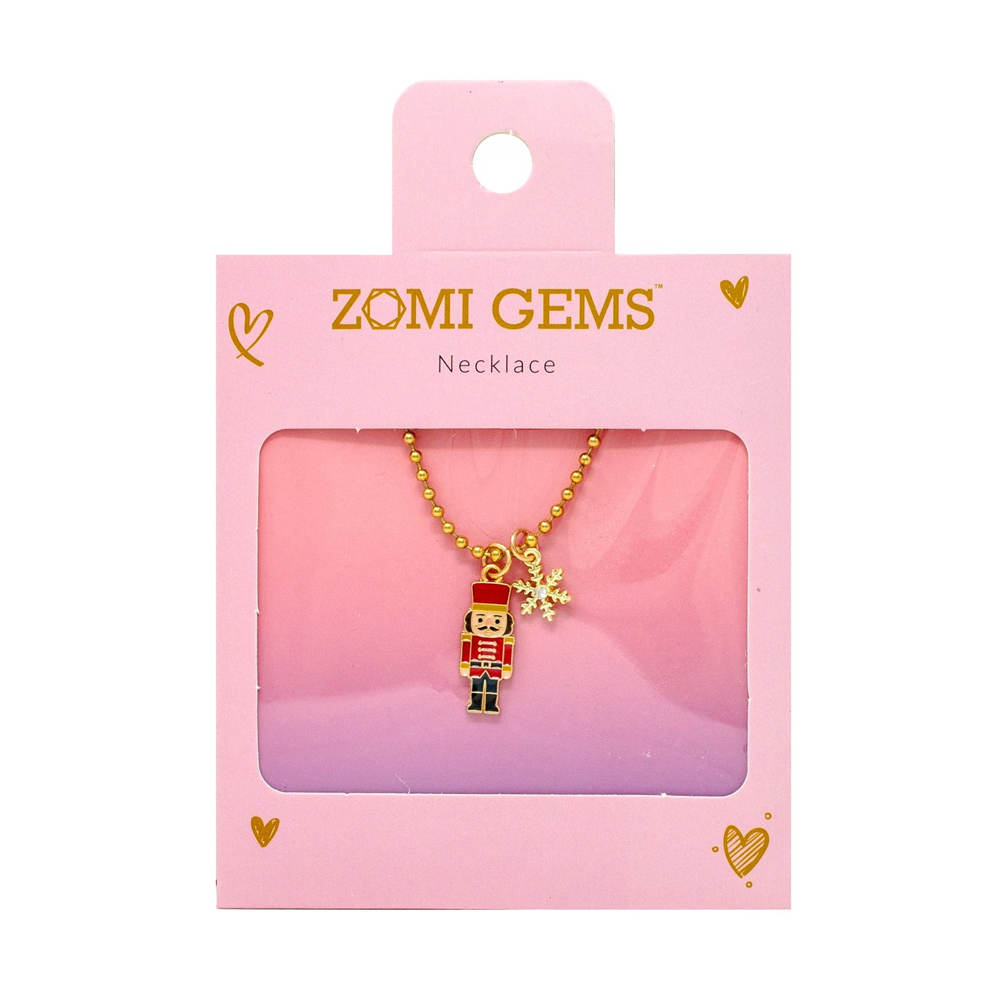 Nutcracker & Snowflake Kids Necklace