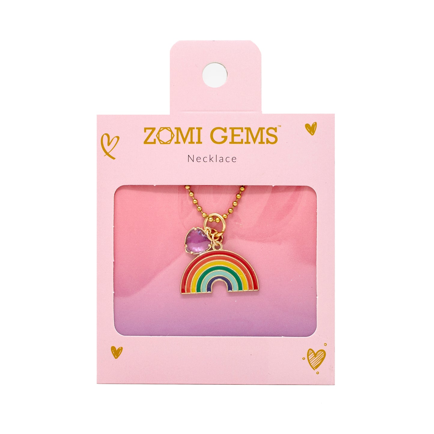 Shiny Rainbow Gold Necklace