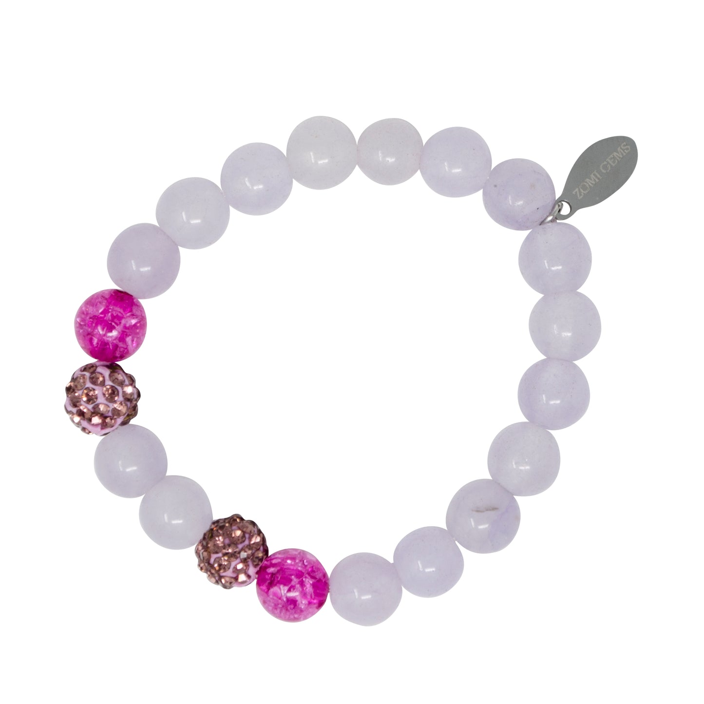 Purple Tie Dye Stretchy Bracelet