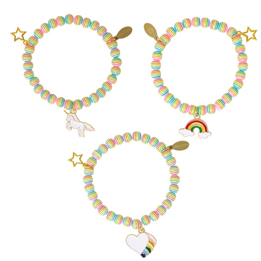 Rainbow Unicorn Bracelet Set