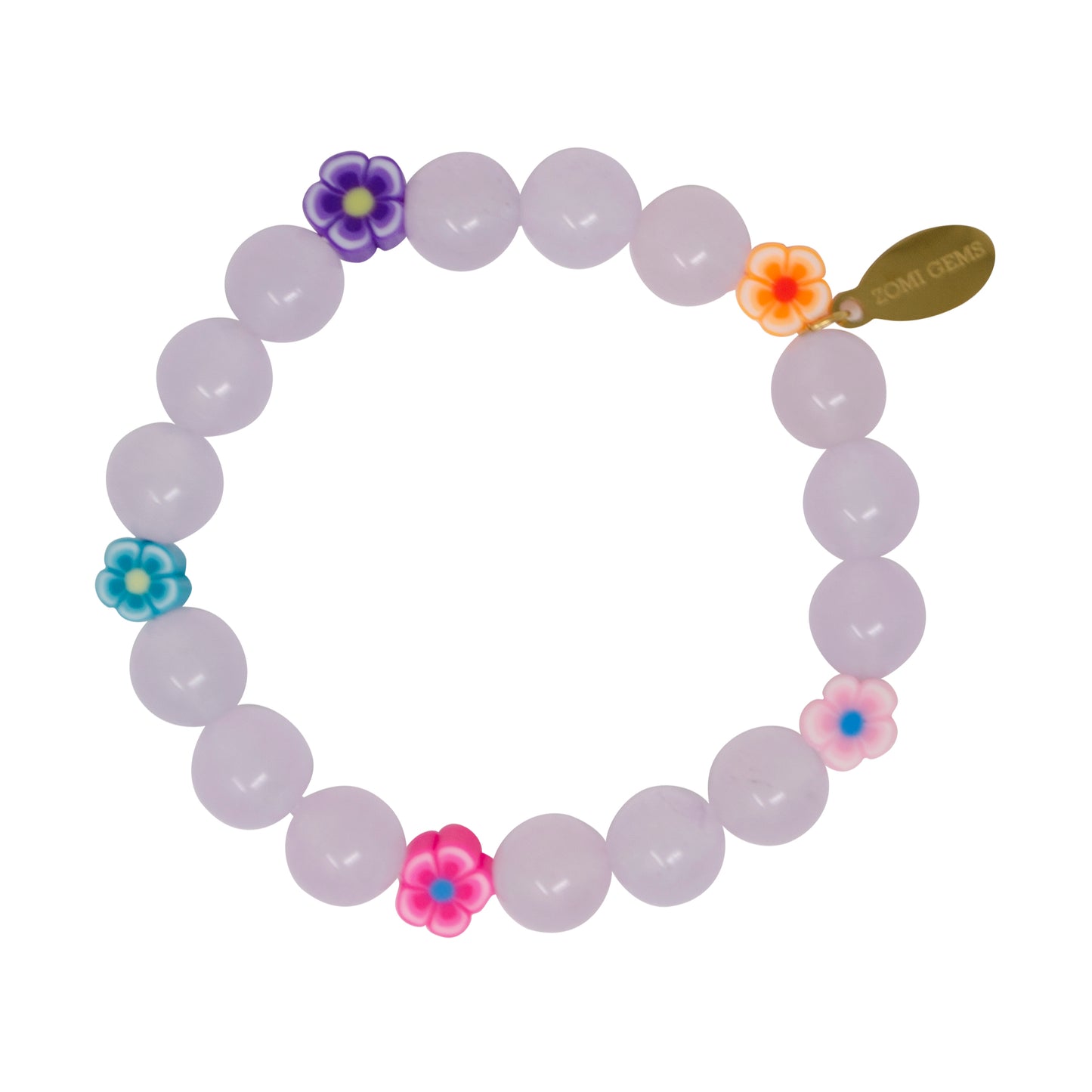 Flower Bead Bracelet Set