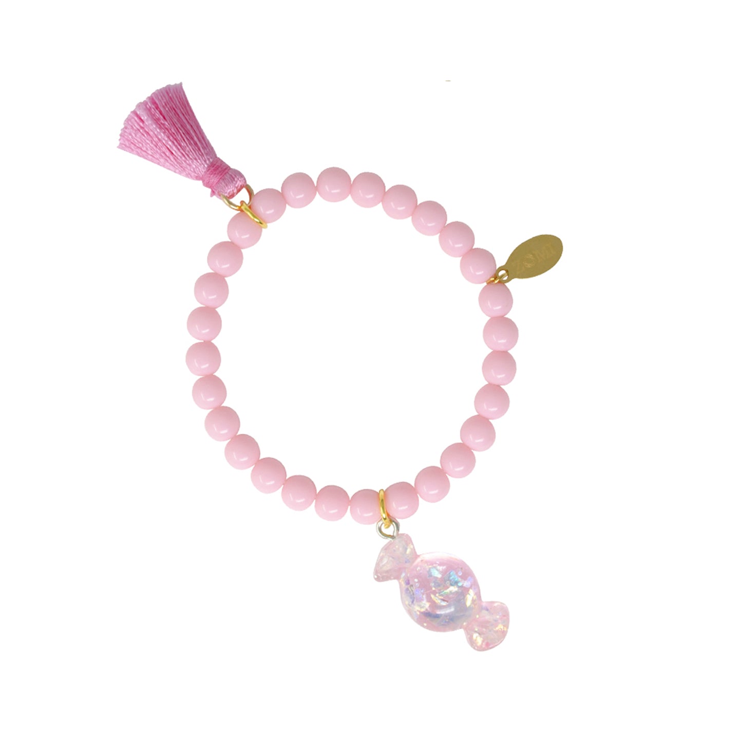Pink Candy Stretchy Bracelet