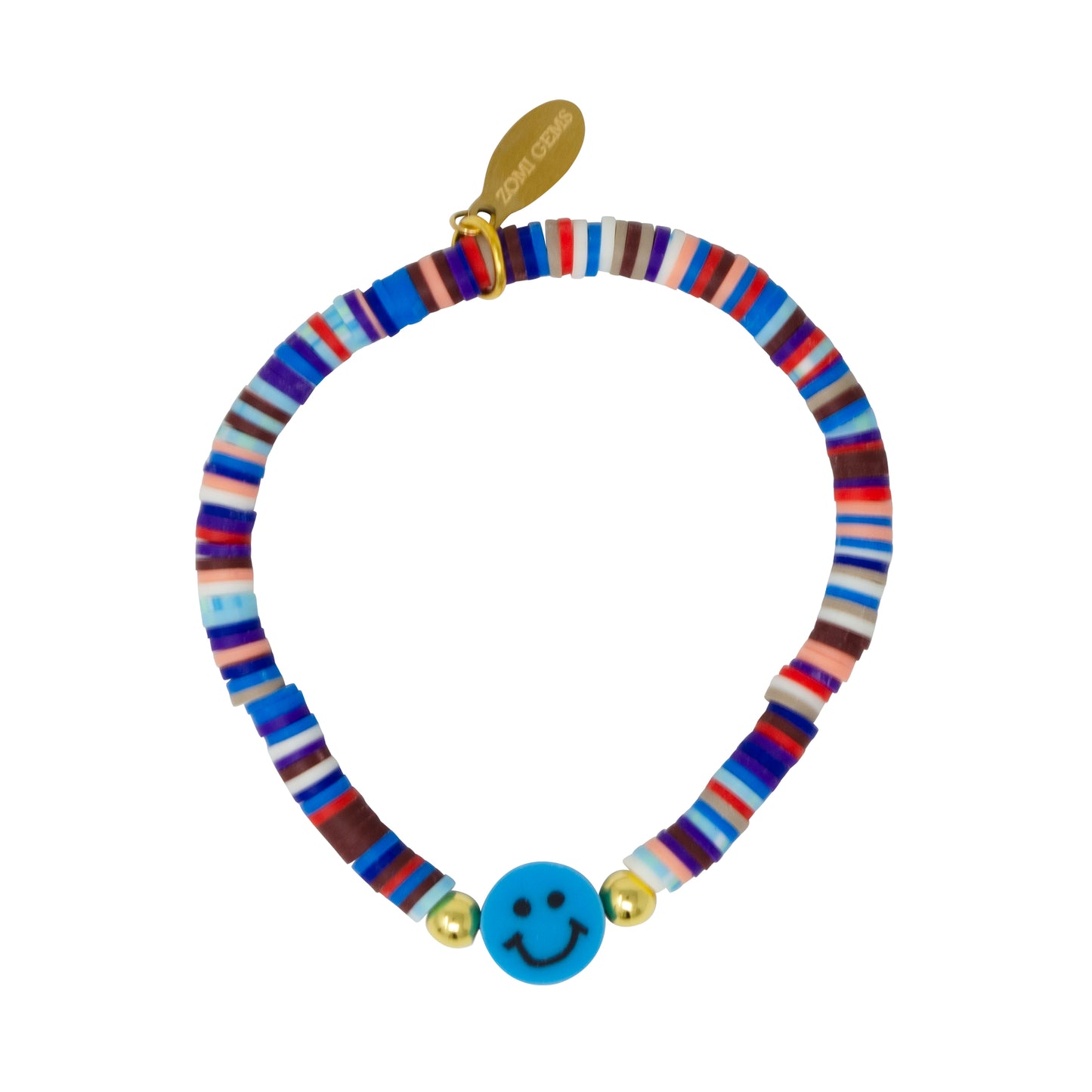 Happy Face Disk Bracelet
