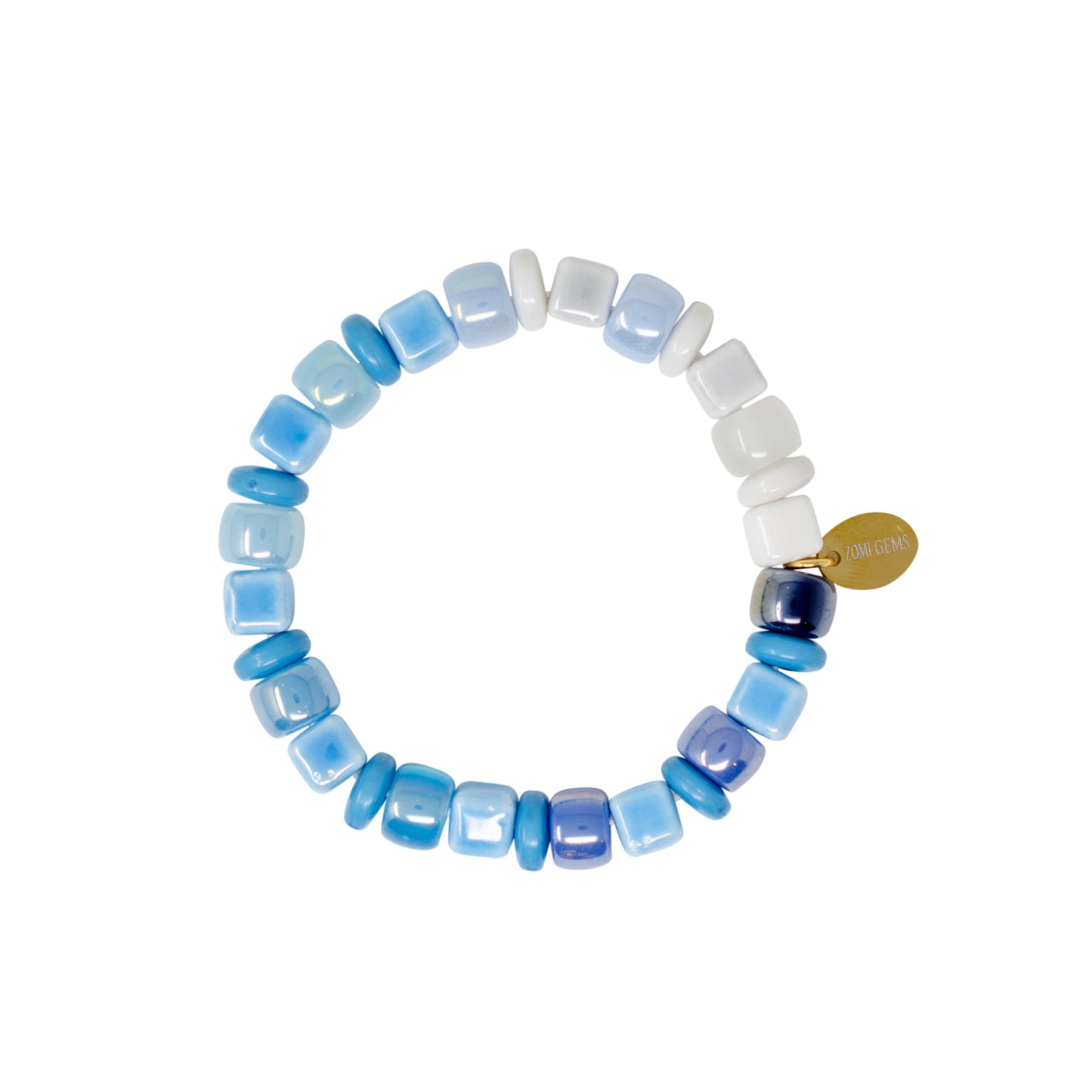 Blue Mix Rocks Bracelet