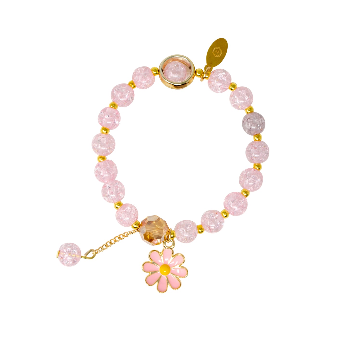 Daisy Crystal Bead Bracelet Set