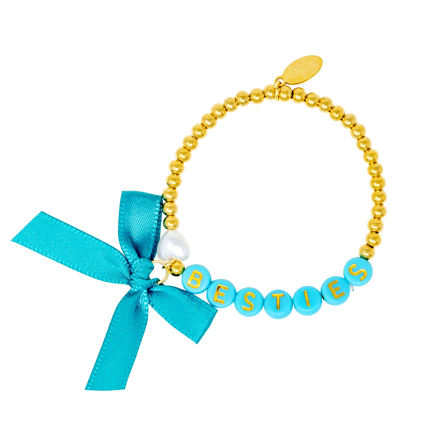 Girl's Besties Bow Stretchy Bracelet