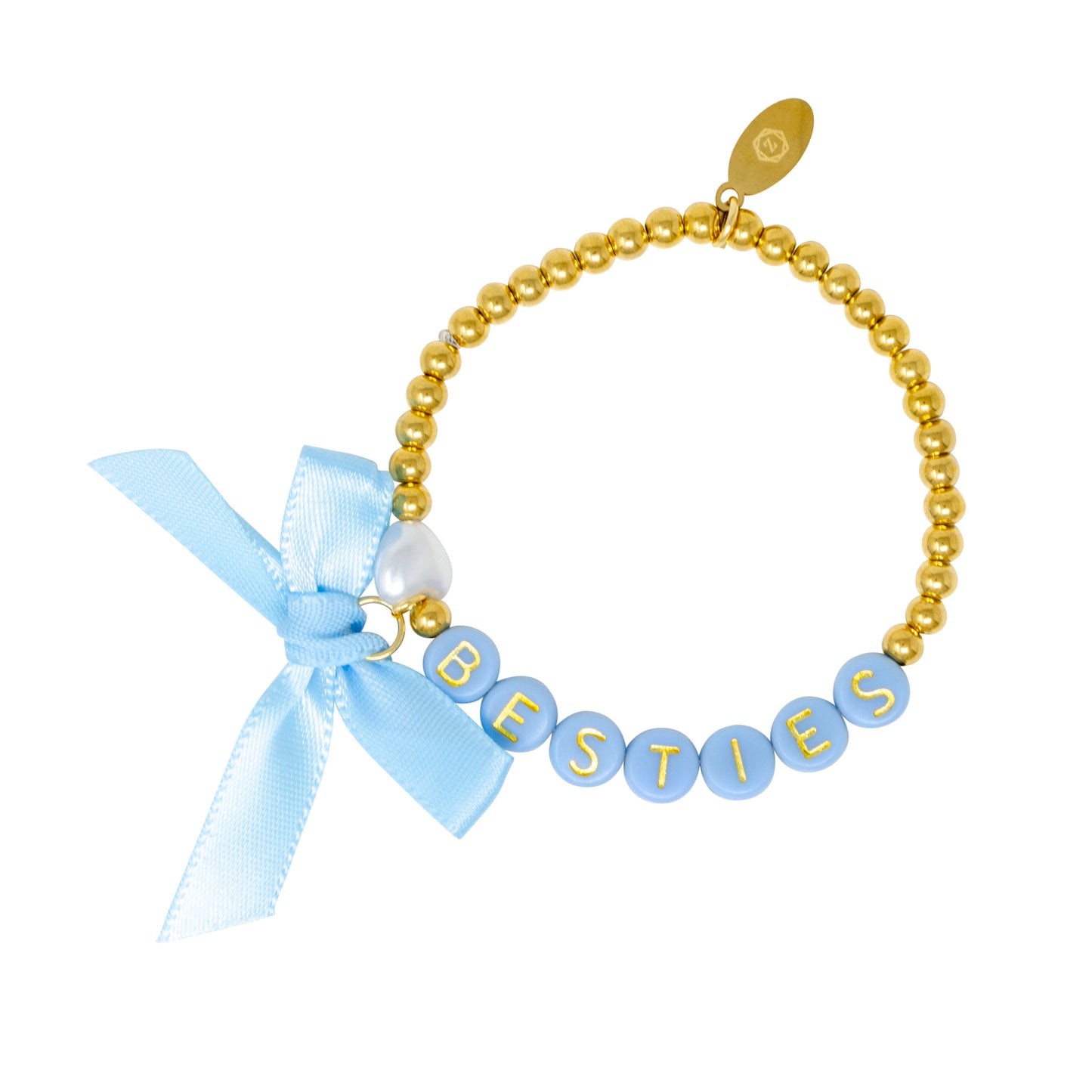 Girl's Besties Bow Stretchy Bracelet