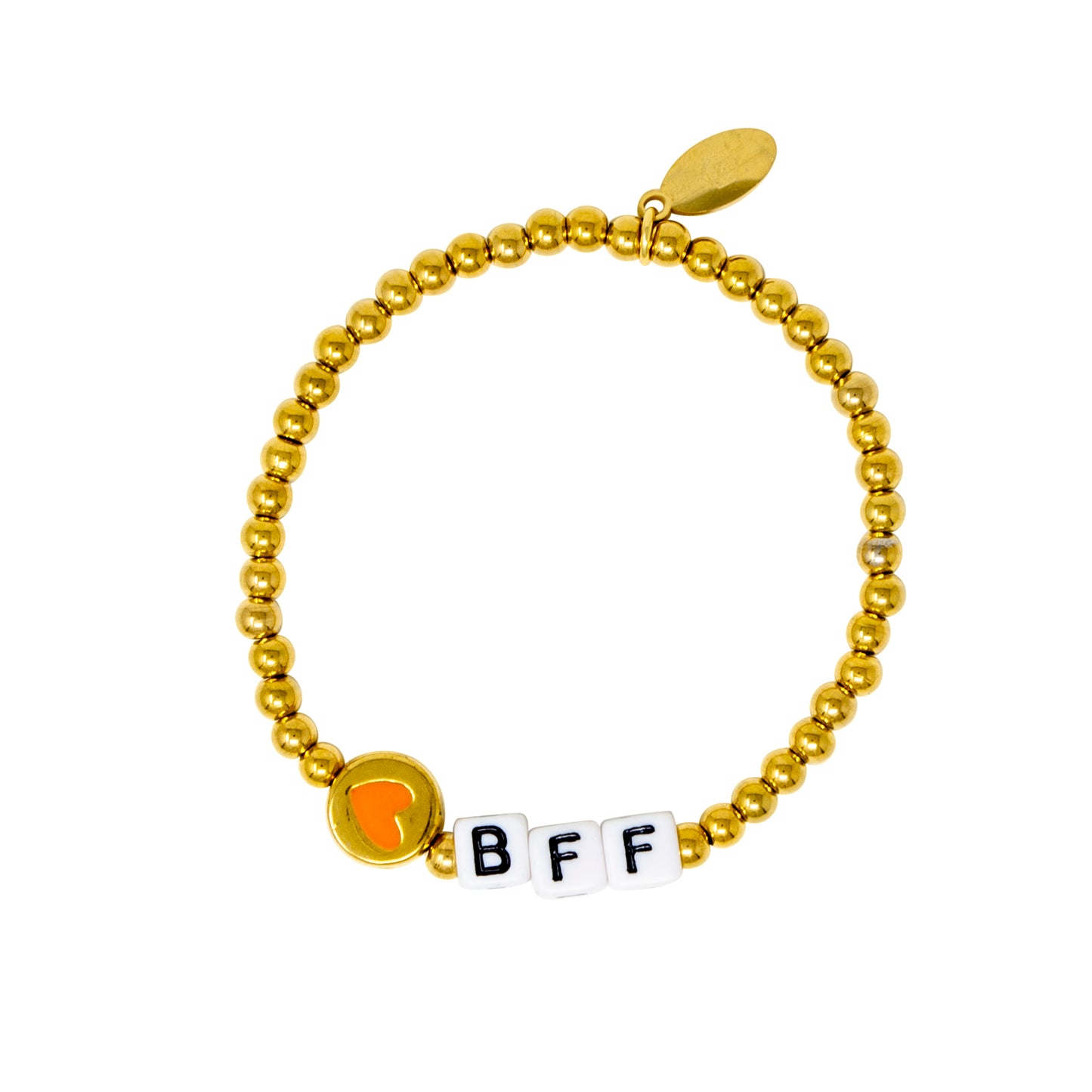 Girl's BFF Butterfly / Heart Bead Bracelet Set