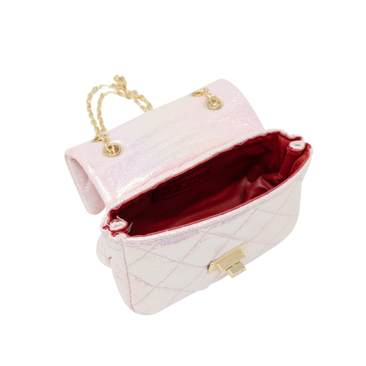 Classic Shiny Quilted Handbag