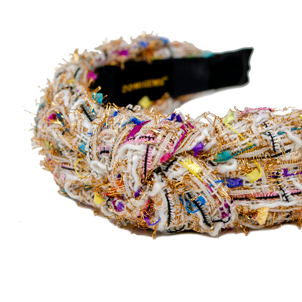 Girl's Tweed Knotted Headband