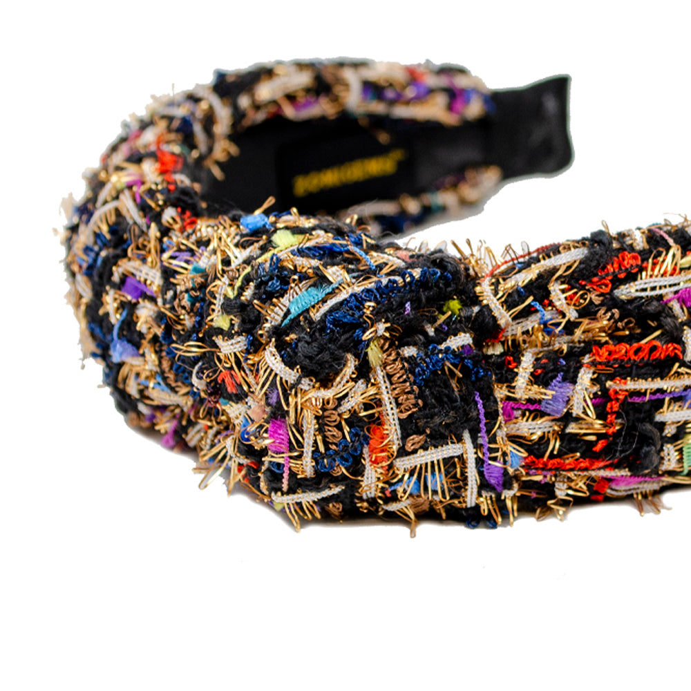 Girl's Tweed Knotted Headband