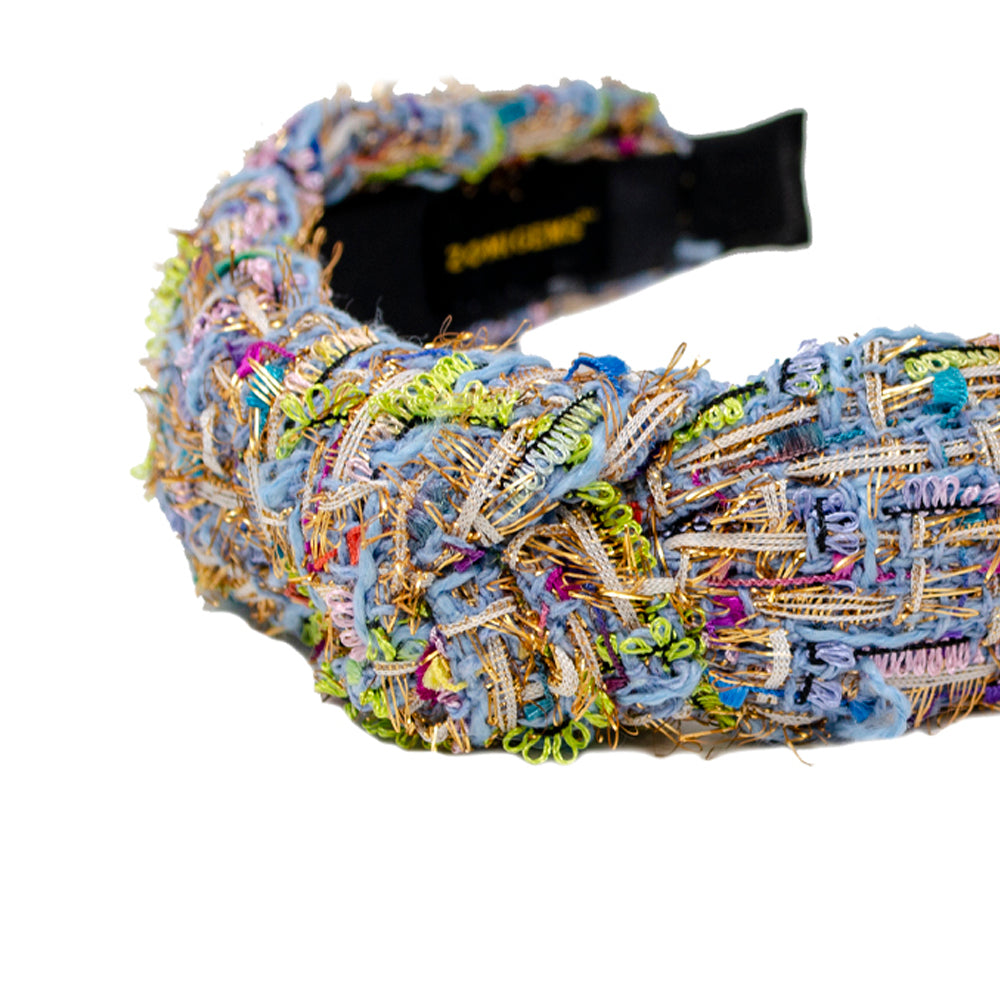 Girl's Tweed Knotted Headband