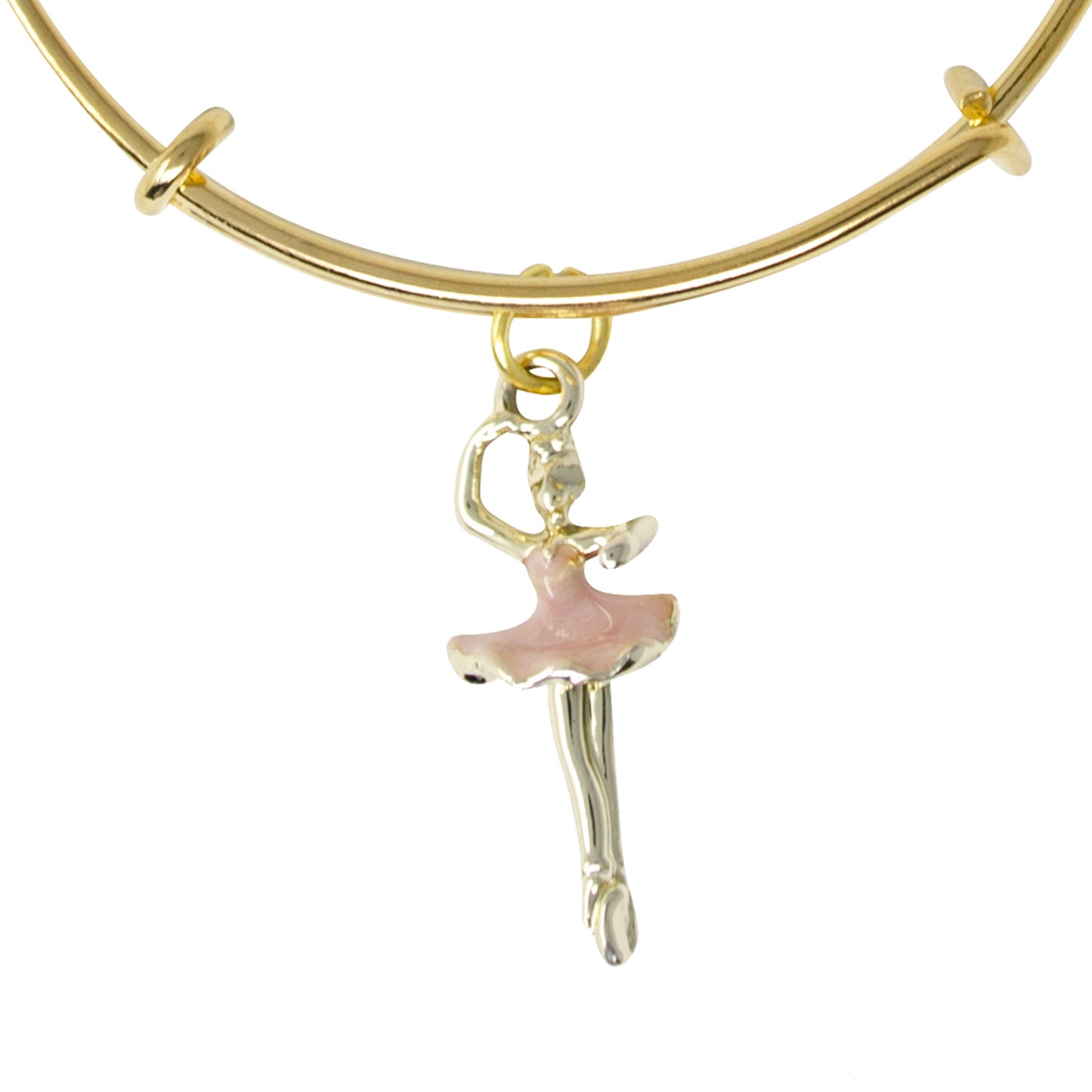 Ballerina Gold Bangle Bracelet