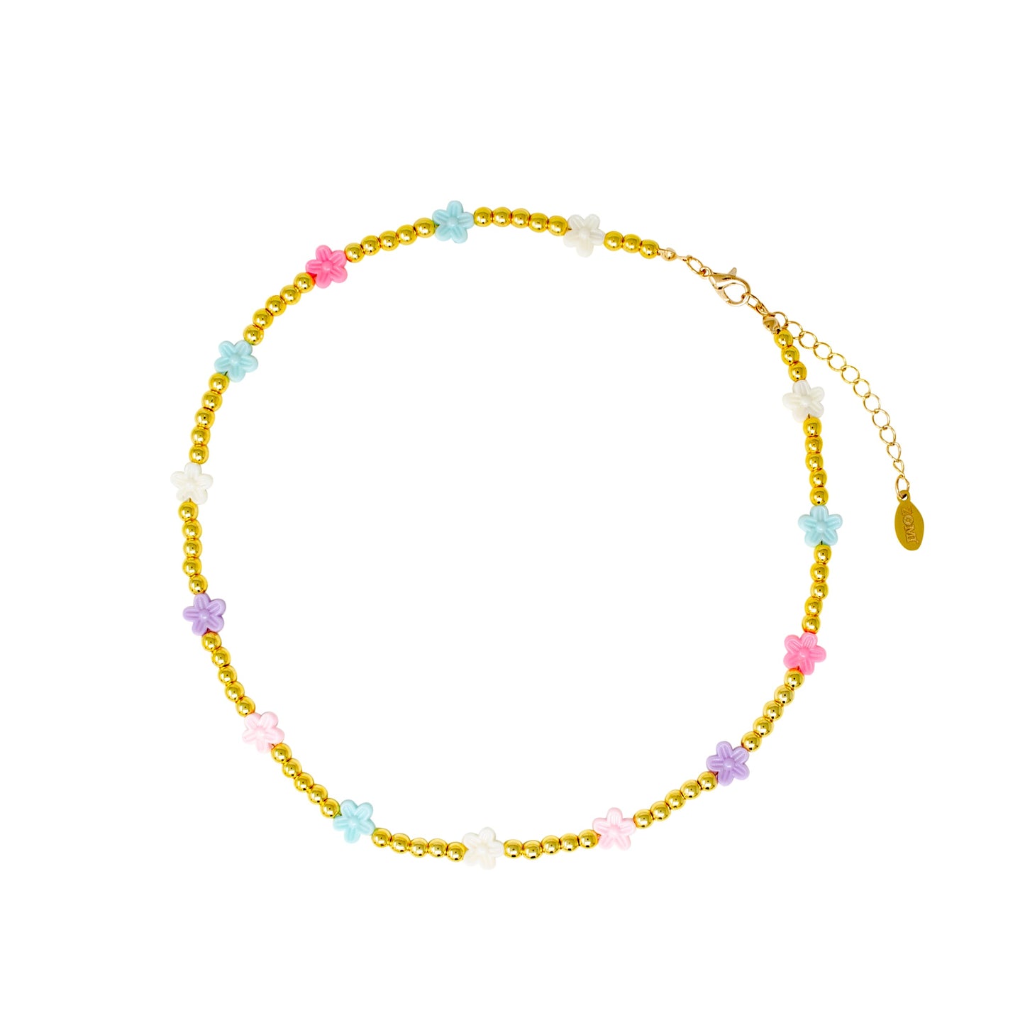 Girl's Daisy Bead Necklace