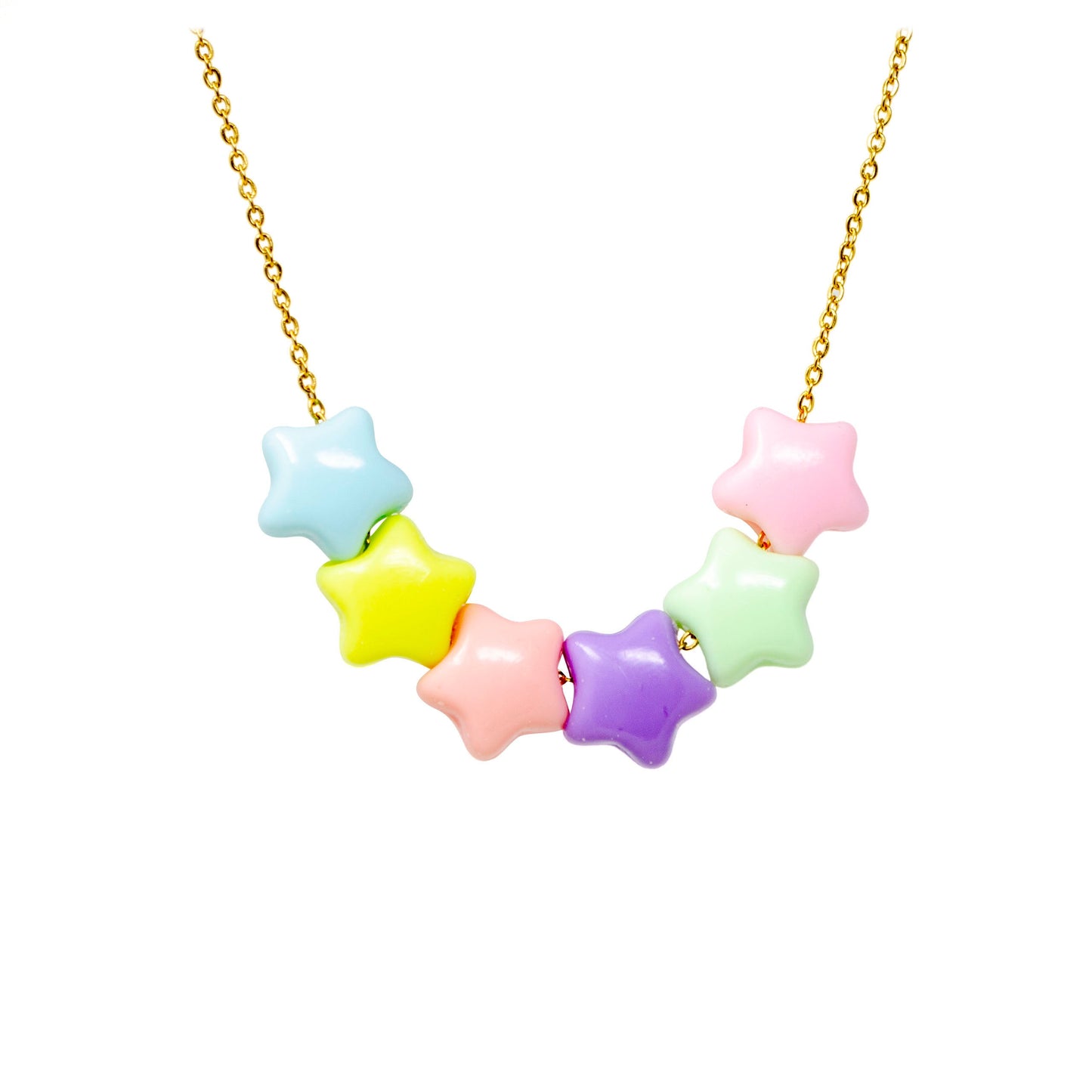 Girl's Jumbo Star Charm Necklace