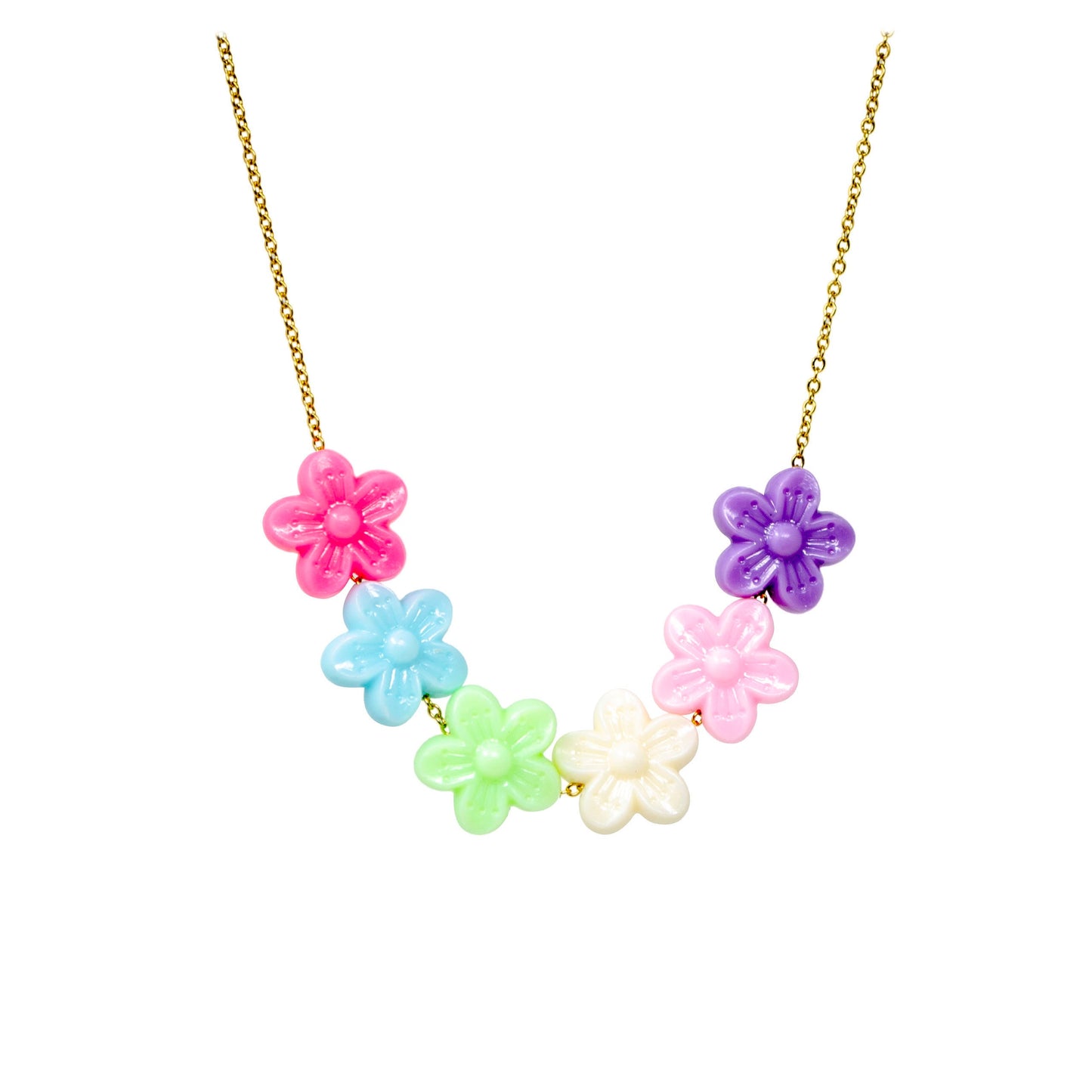 Girl's Jumbo Daisy Charm Necklace