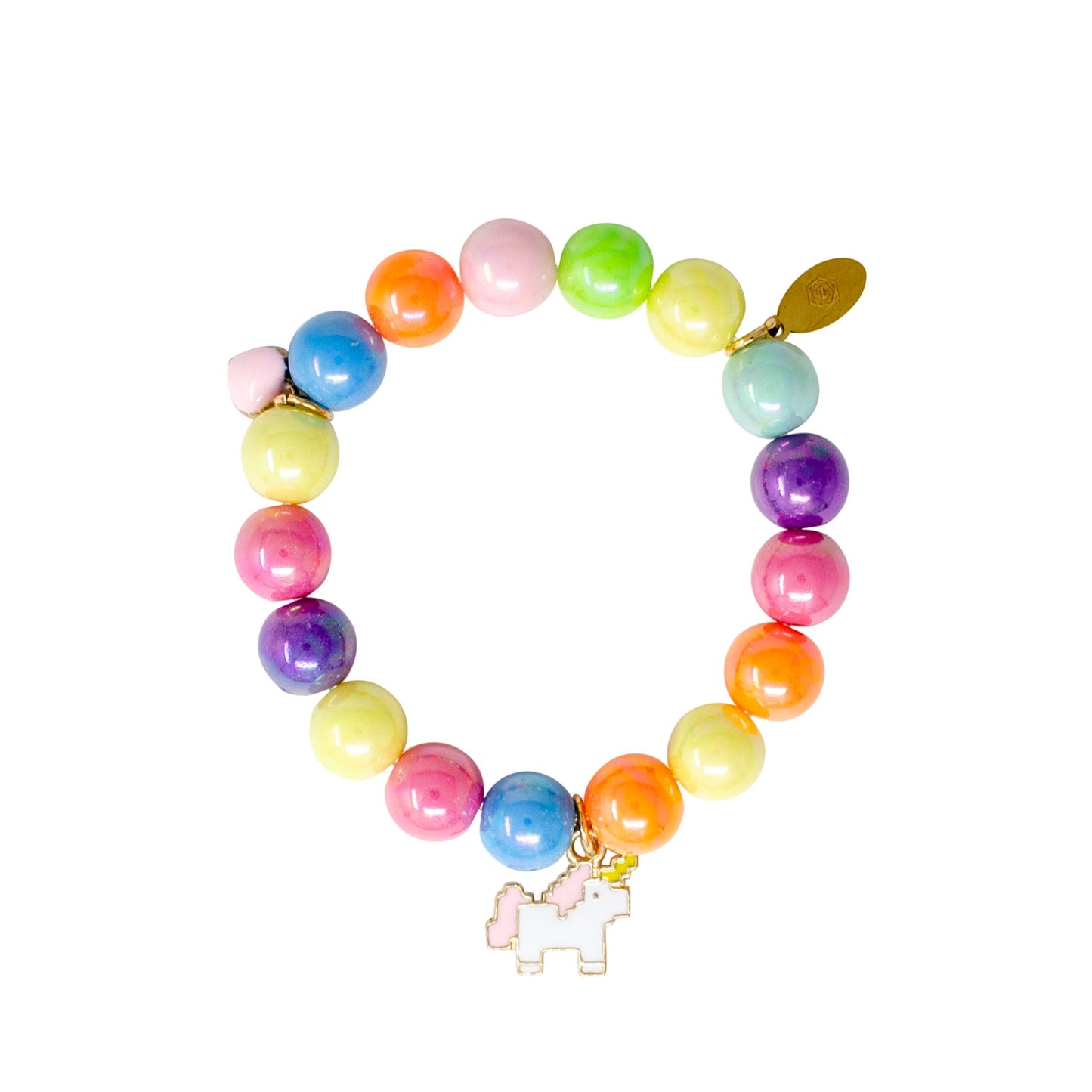 Bright Gumball Unicorn Bracelet Set