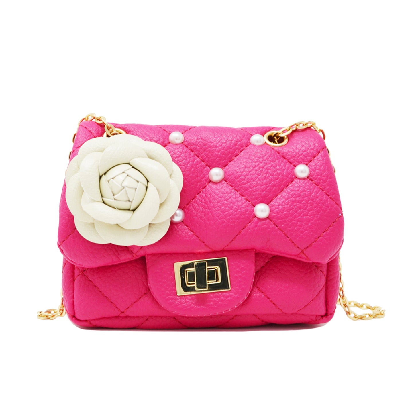 Classic Quilted Flower Bag