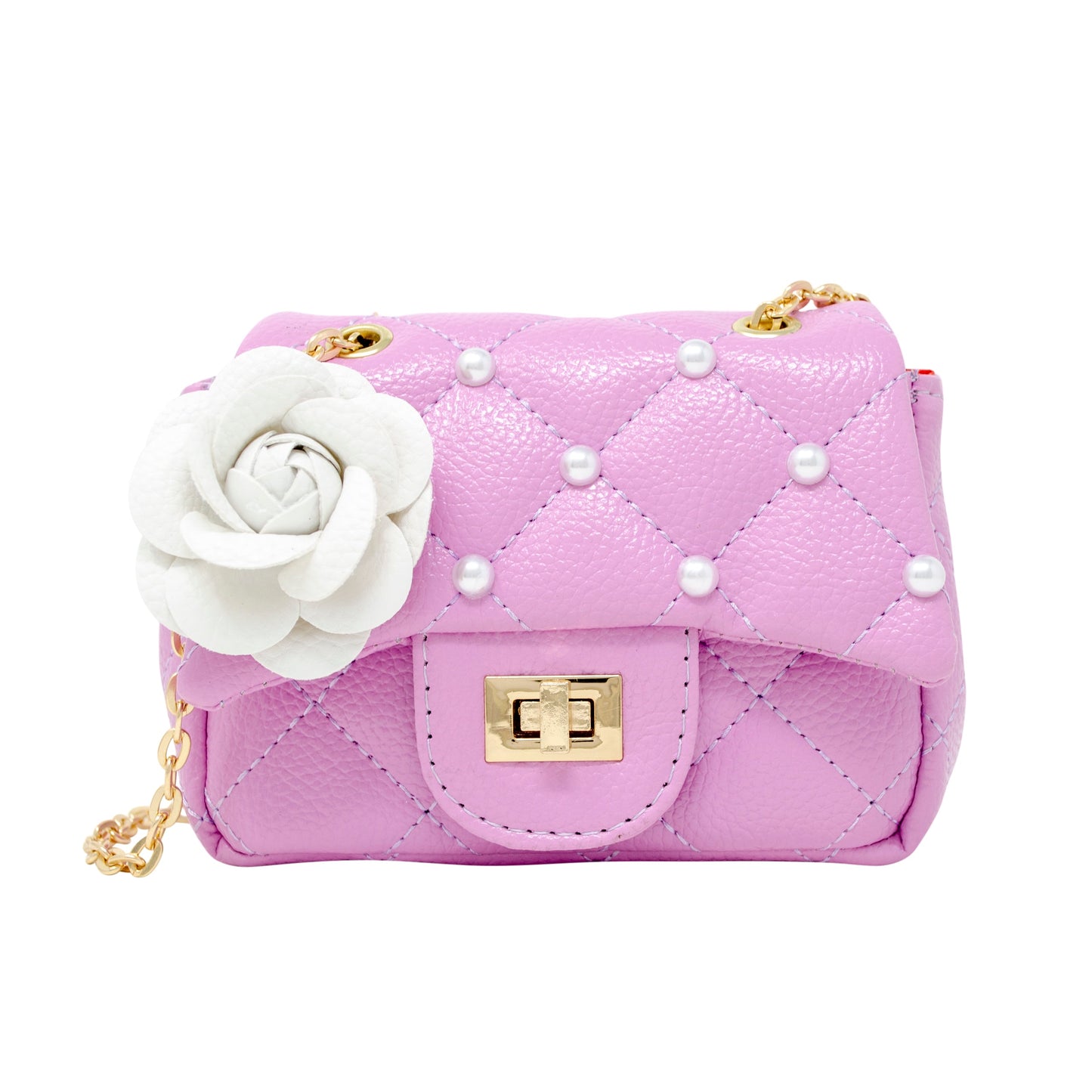 Classic Quilted Flower Bag