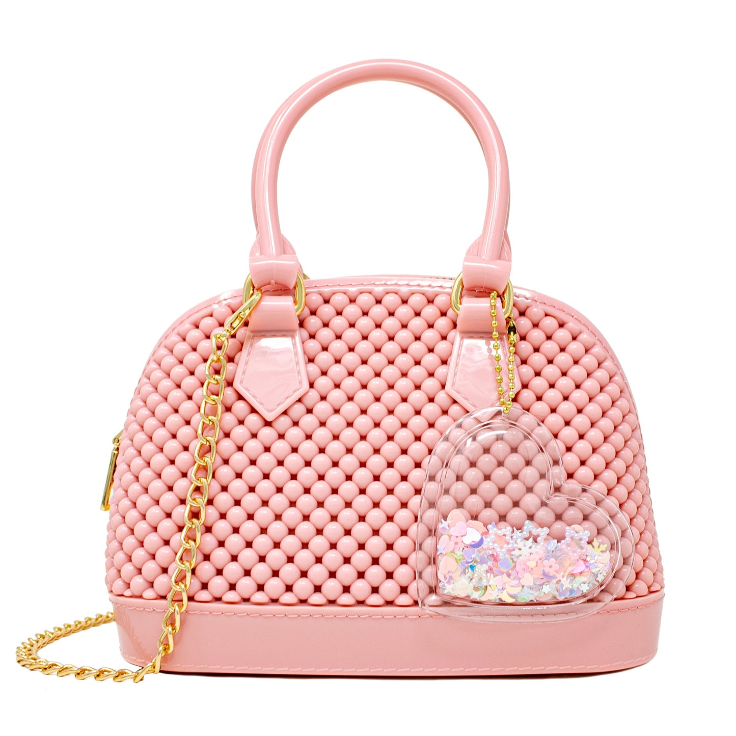 Jelly Bead Bowling Handbag