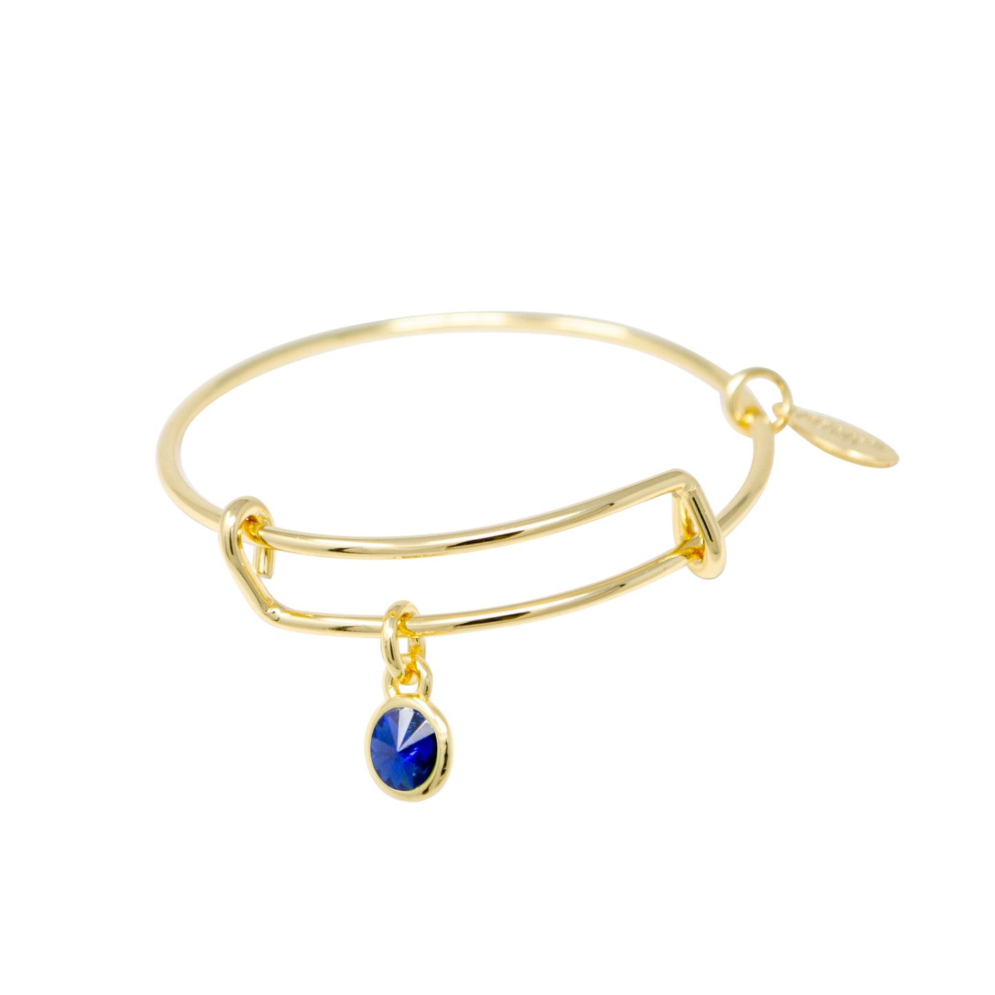 September Birthstone Bangle Bracelet