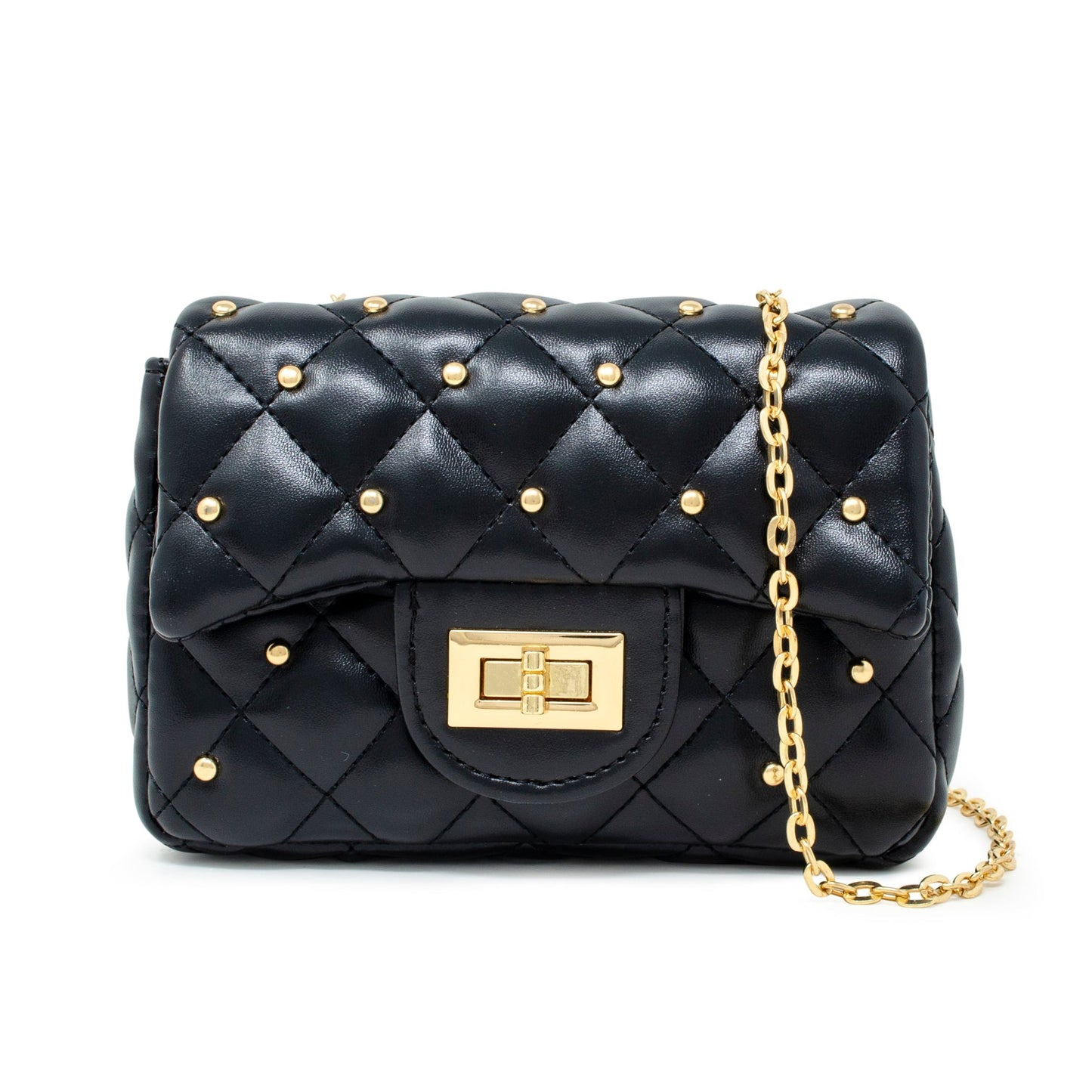 Classic Quilted Stud Mini Bag