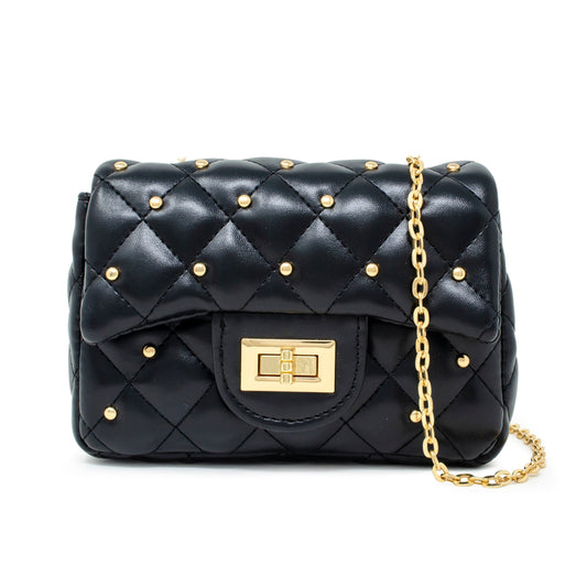 Classic Quilted Stud Mini Bag