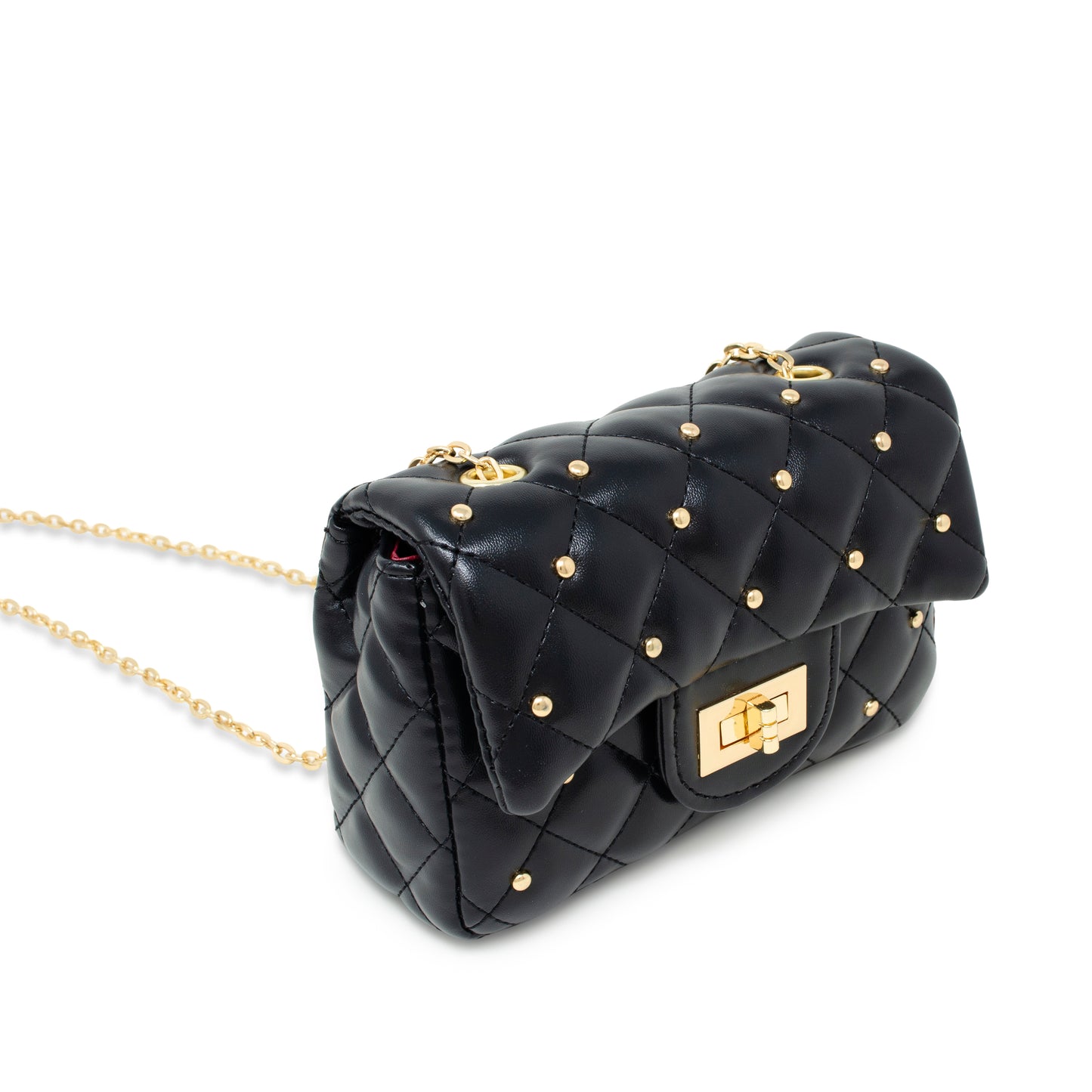 Classic Quilted Stud Mini Bag