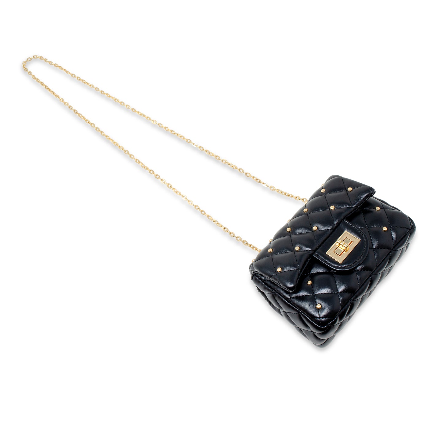 Classic Quilted Stud Mini Bag