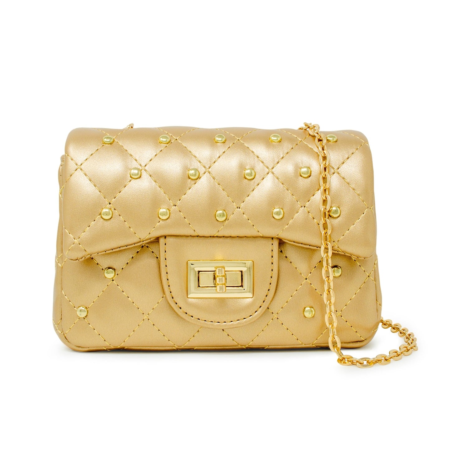 Classic Quilted Stud Mini Bag