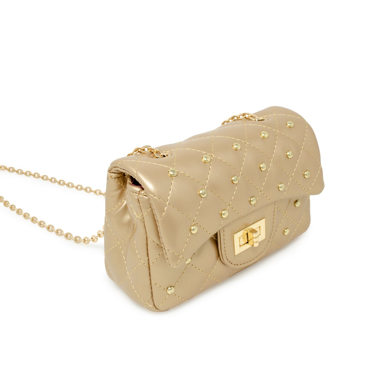 Classic Quilted Stud Mini Bag