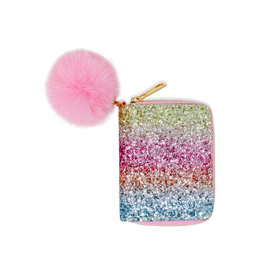 Rainbow Glitter Wallet