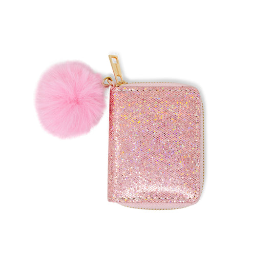 Pink Glitter Wallet