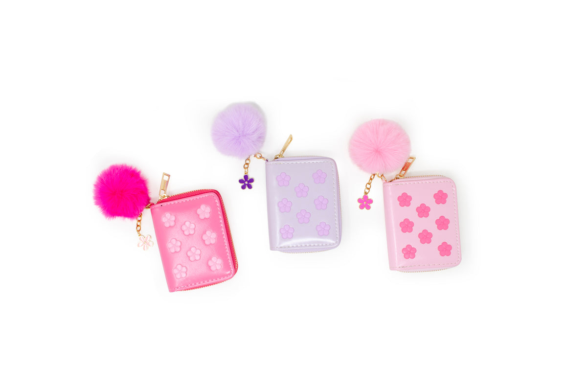 Kids Daisy Zip-Around Wallet