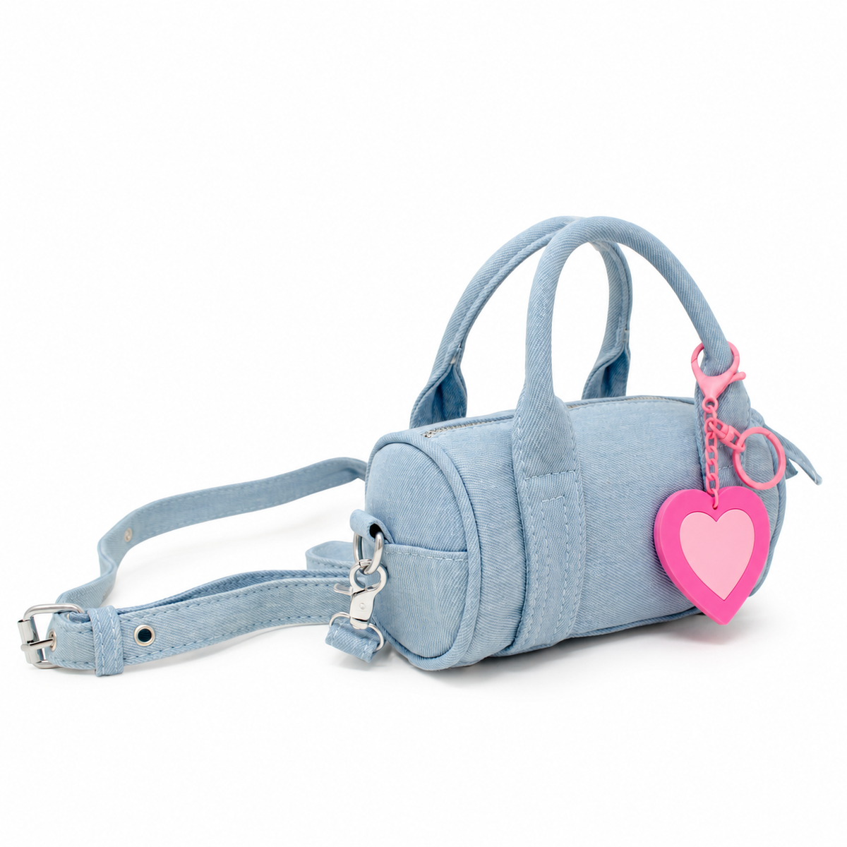 Mini Denim Duffle Bag for Kids