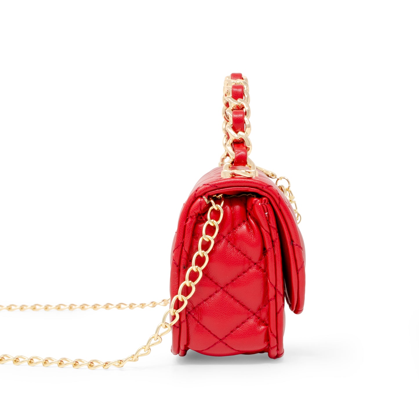 Girl's Classic Link Chain Top Handle Handbag