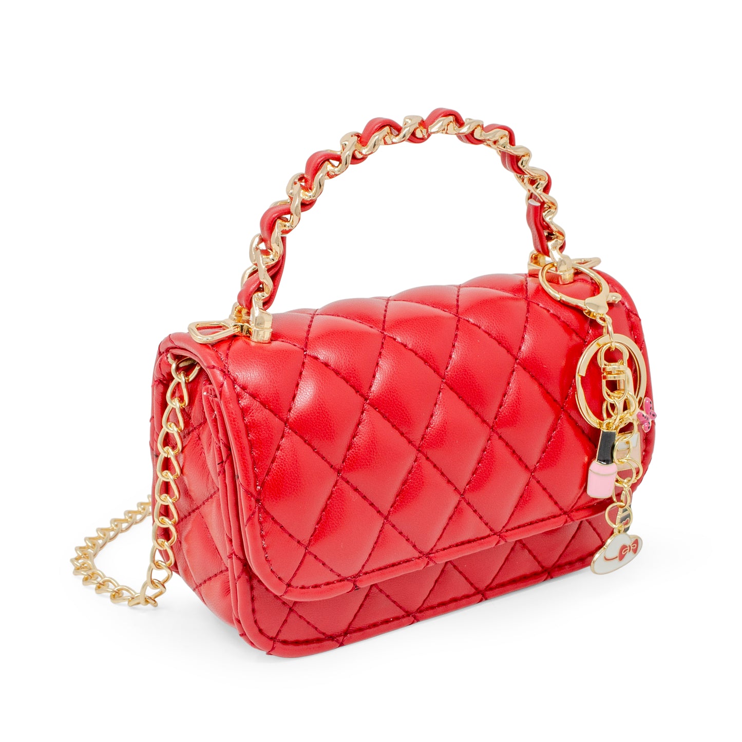 Girl's Classic Link Chain Top Handle Handbag