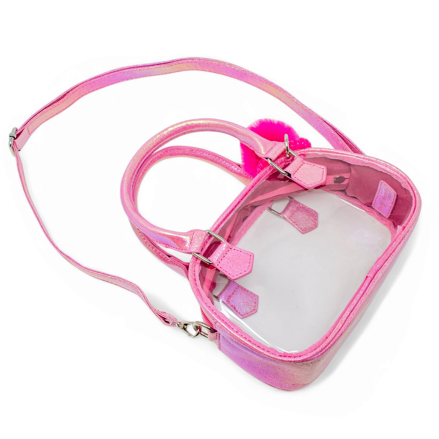 Girl's Game Day Glam Clear Crossbody Bag